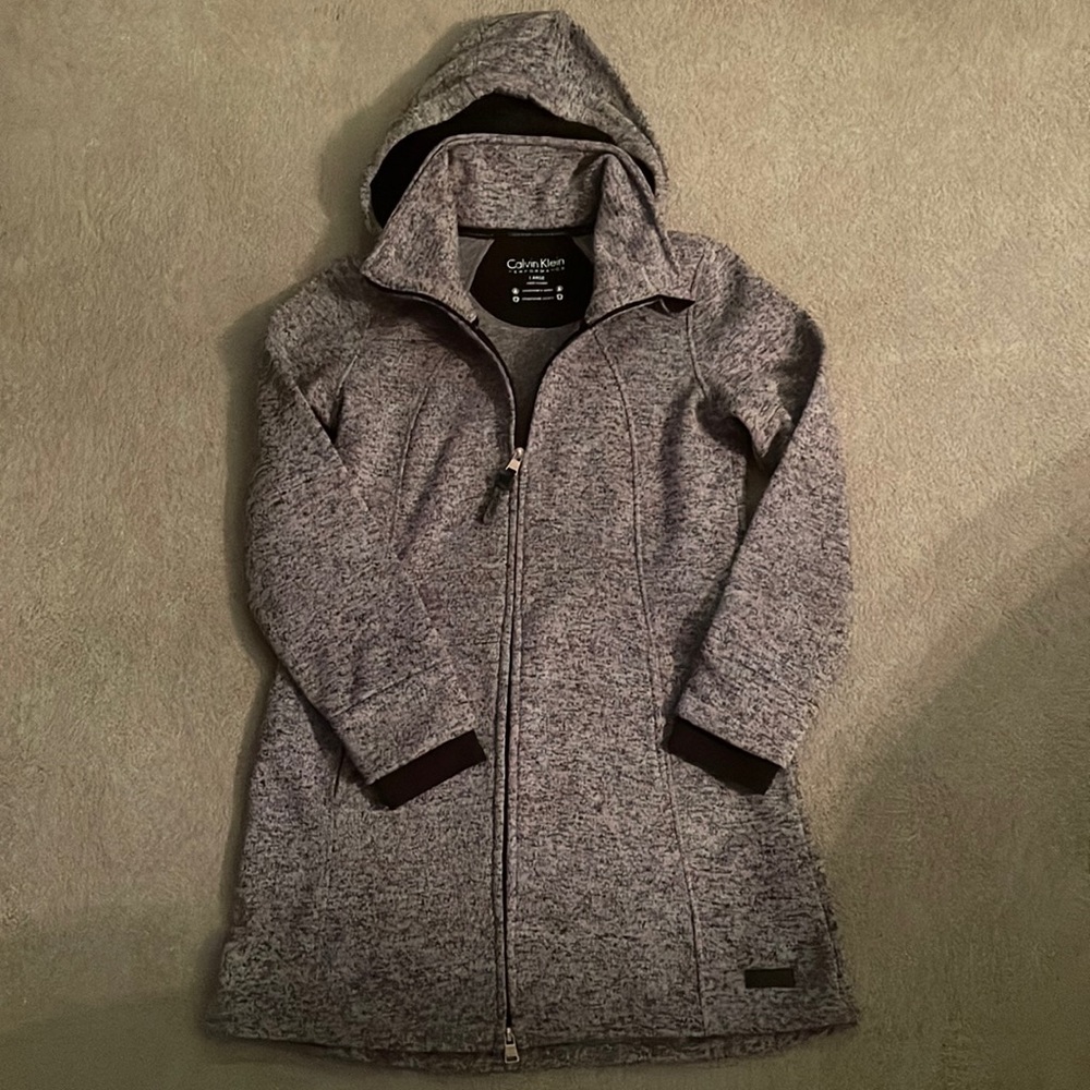 Calvin Klein Performance Zip Hooded Jacket Coat